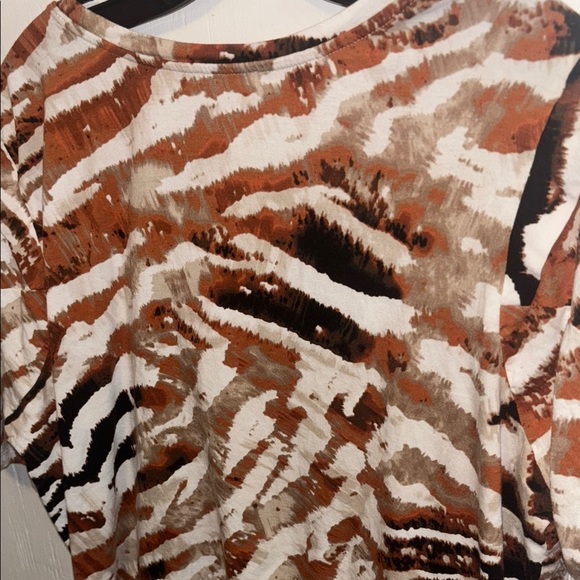 Calvin Klein Animal Print Blouse - Picture 5 of 5